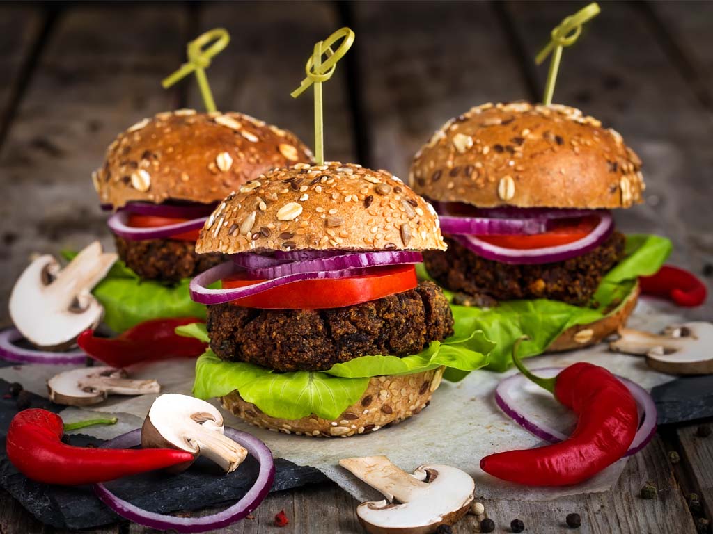 Vegan burgers